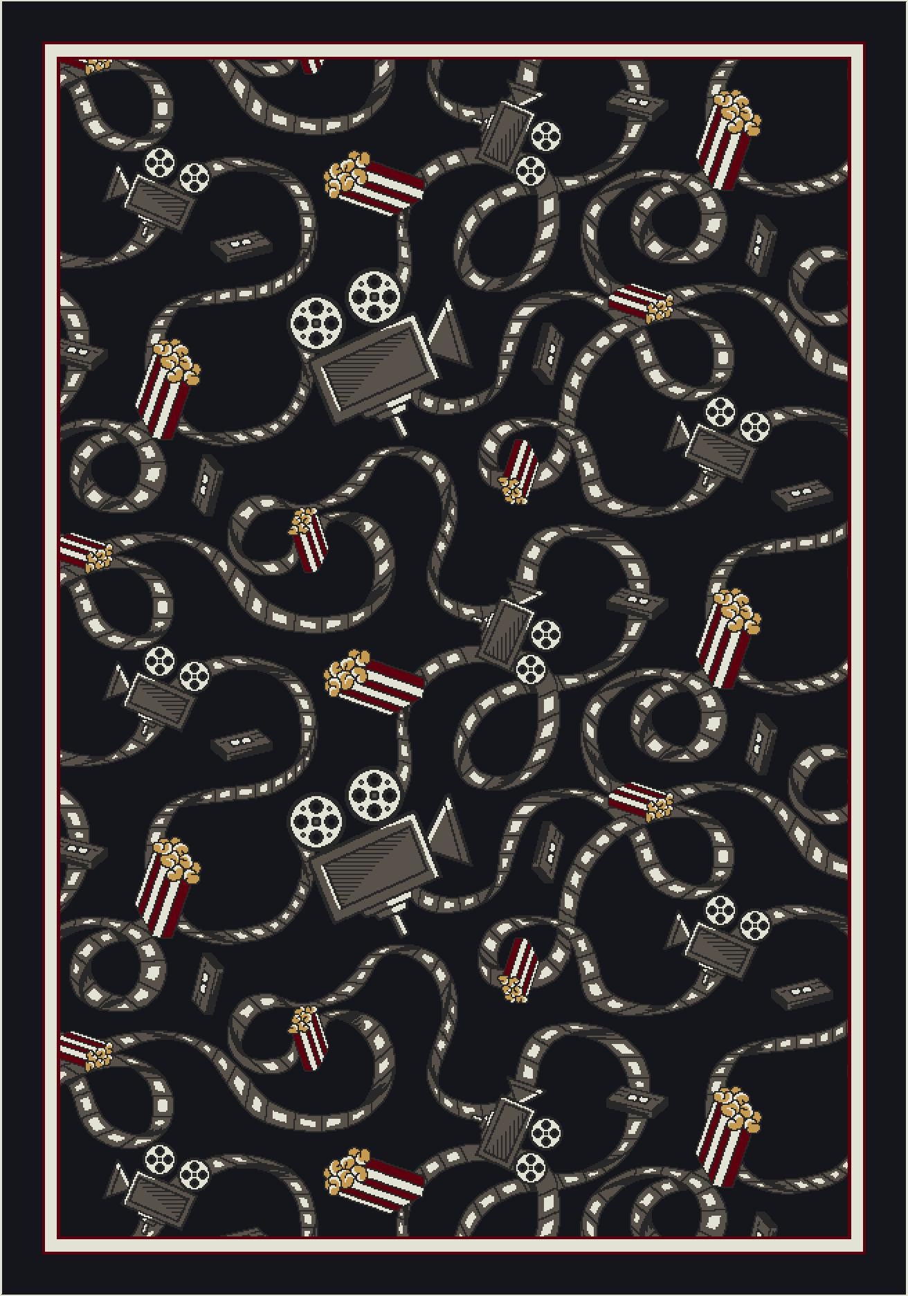 Theme Rugs 2 Intermission 07010 Black