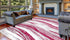 Jefferson Marble Stripes Red