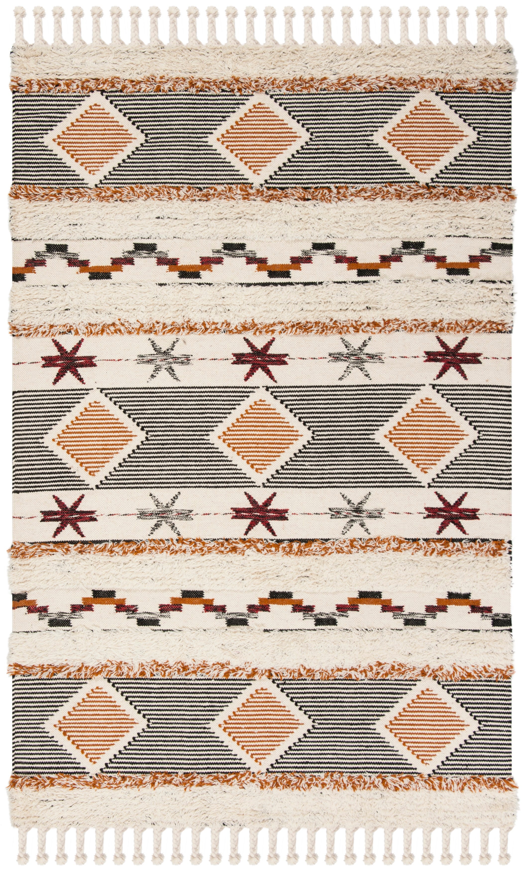 Kenya KNY904A IVORY / BLACK-ORANGE