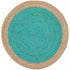 Natural Fiber NF801E TEAL / NATURAL