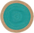 Natural Fiber NF801E TEAL / NATURAL