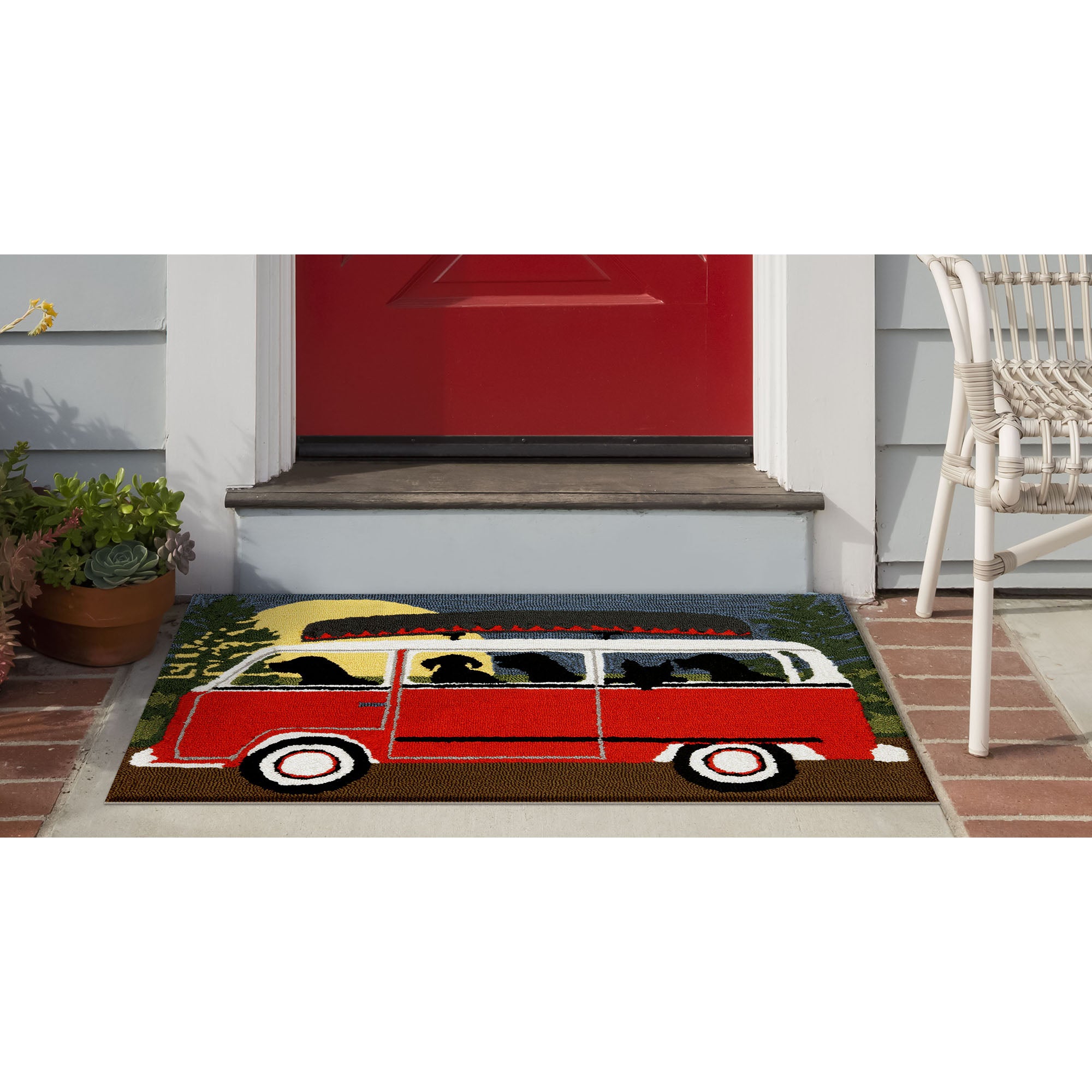 Frontporch Camping Trip Red