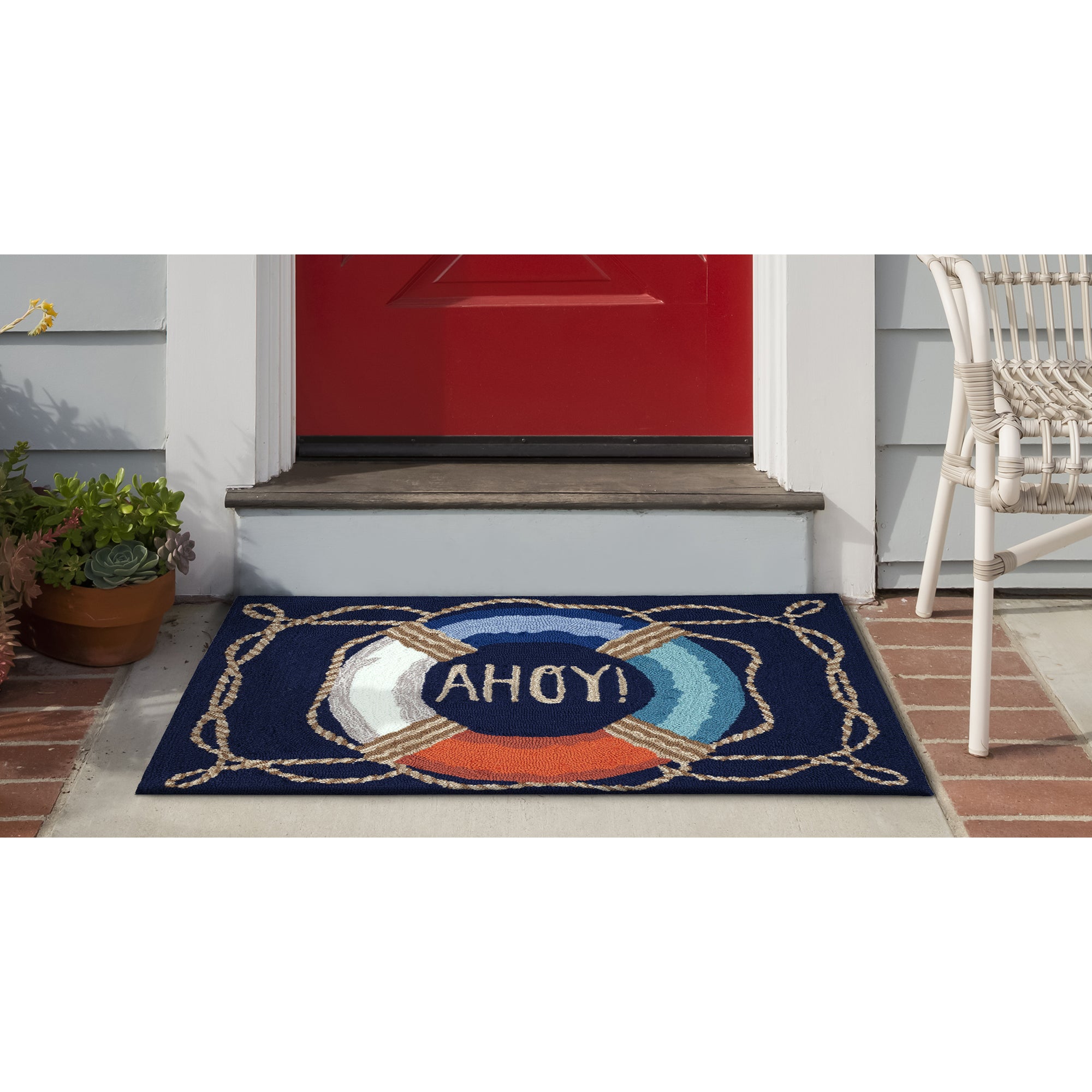 Frontporch Ahoy Navy