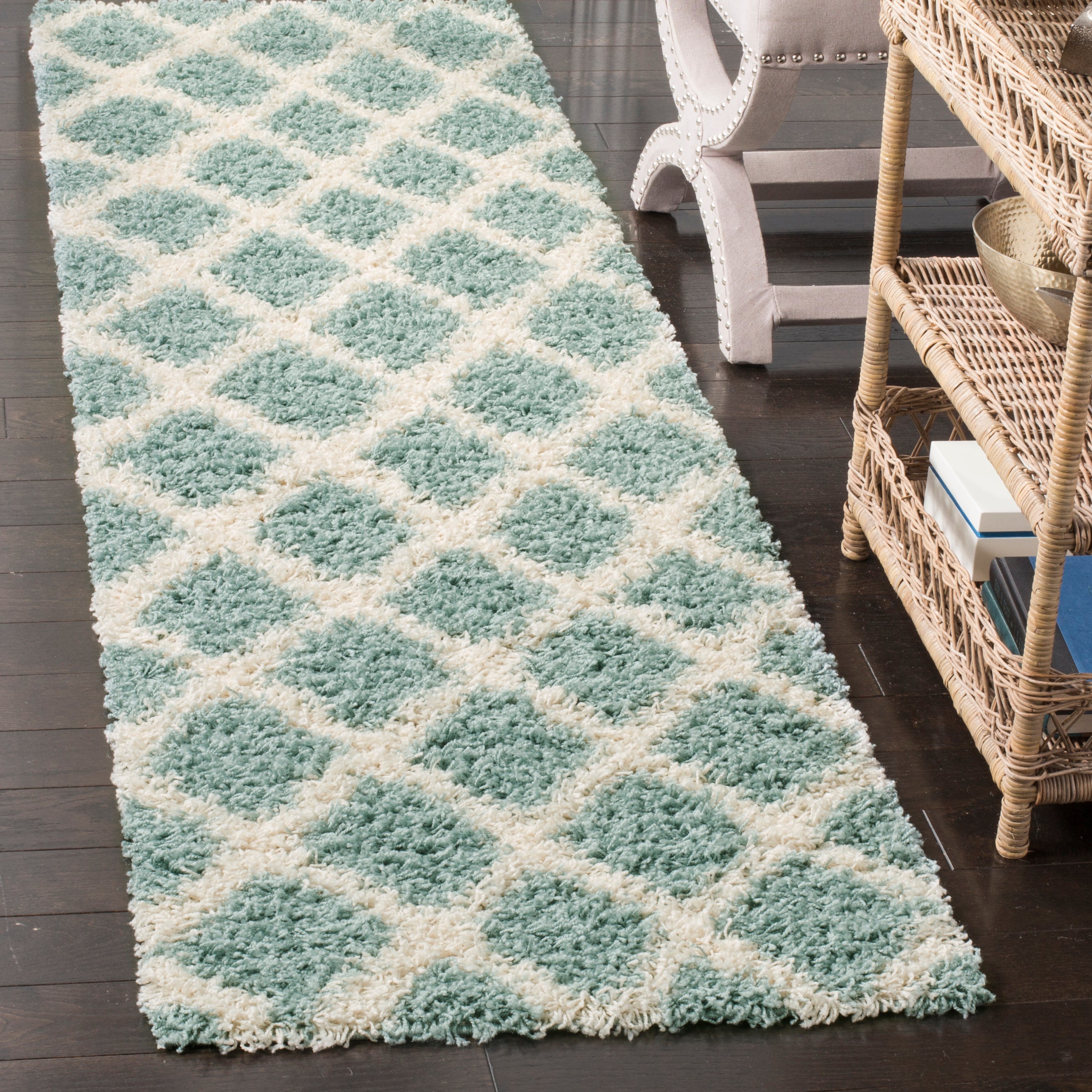 Sgd-Dallas Shag SGDS258C Seafoam / Ivory